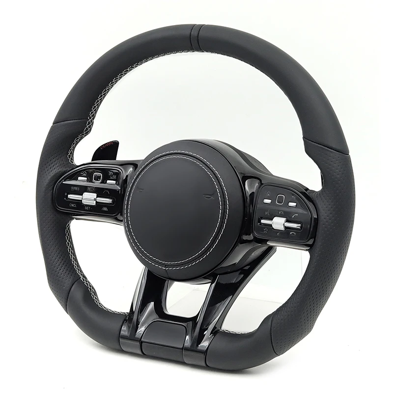 Car Accessories For Steering Wheel - Volante de cuero Nappa con Airbag