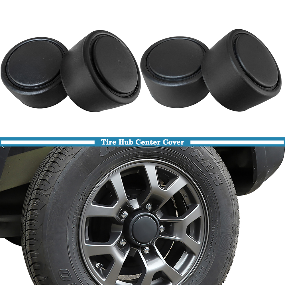 Car Accessories Xl - Paquete de 4 cubiertas protectoras centrales