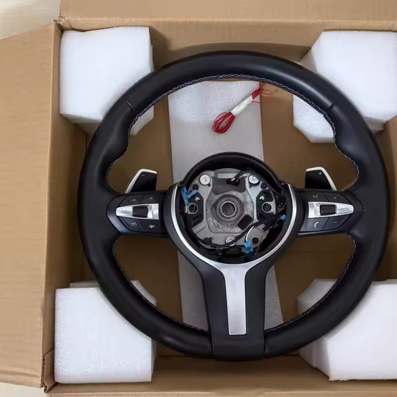 Car Accessories For Steering Wheel - Volante de cuero para BMW F10