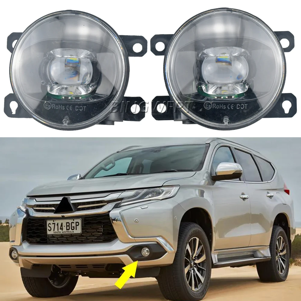 Car Accessories Xl - Luces antiniebla de lente LED para