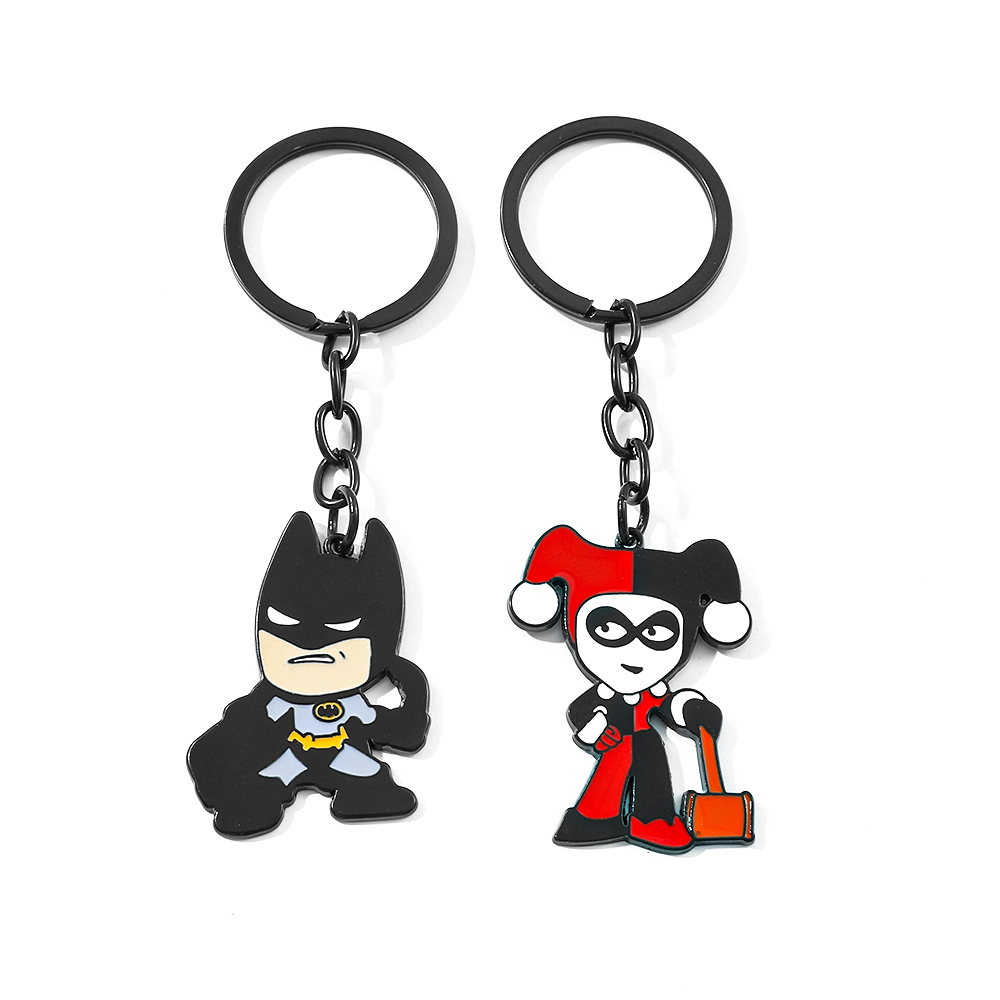 Car Accessories Cute - Llavero de dibujos animados de Batman,