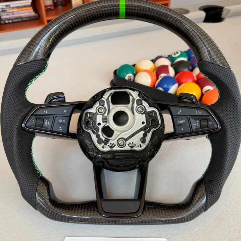 Car Accessories For Steering Wheel - Volante de coche de cuero de