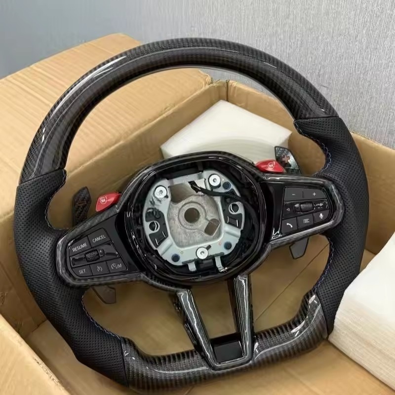 Car Accessories For Steering Wheel - Volante de coche de fibra de