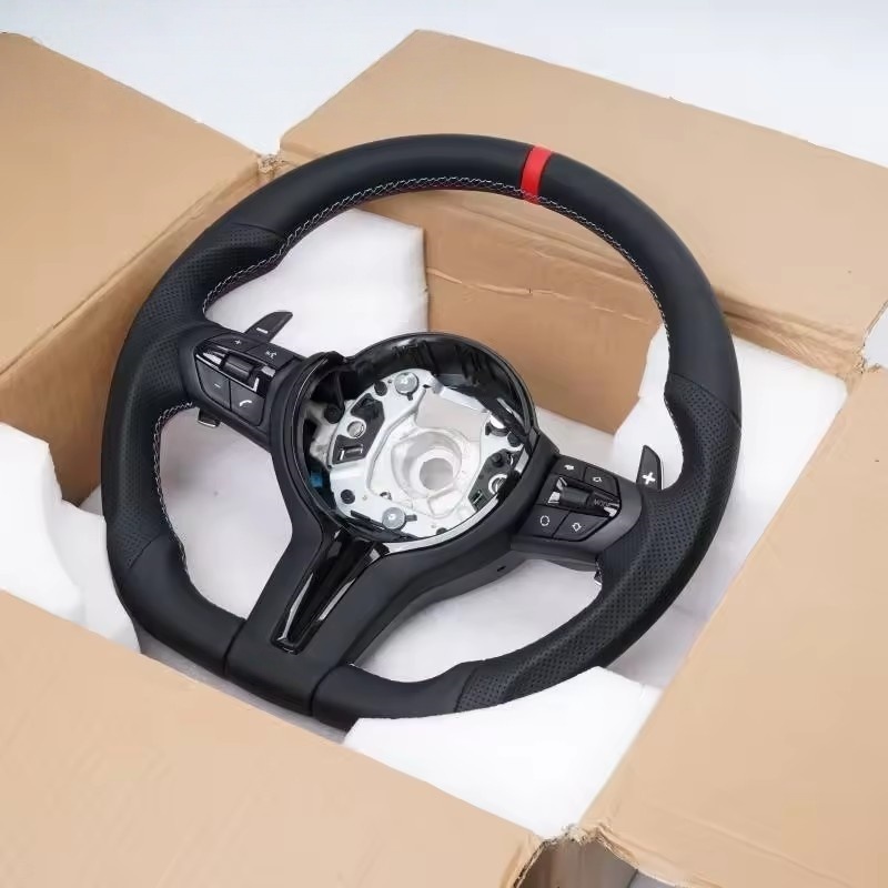 Car Accessories For Steering Wheel - Volante de Cuero para BMW E87