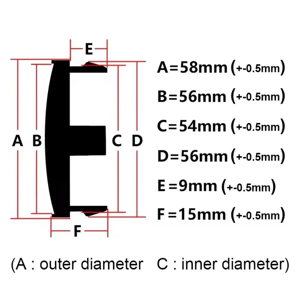 4 Uds JDM tapa central de rued - Car Accessories Jdm reseña y precio