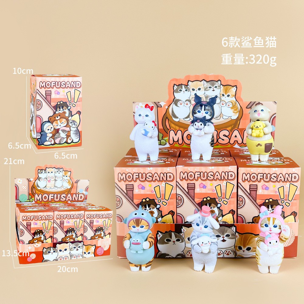 Serie Mofusand, 6 Piezas, Figu - Car Accessories Japanese reseña y precio