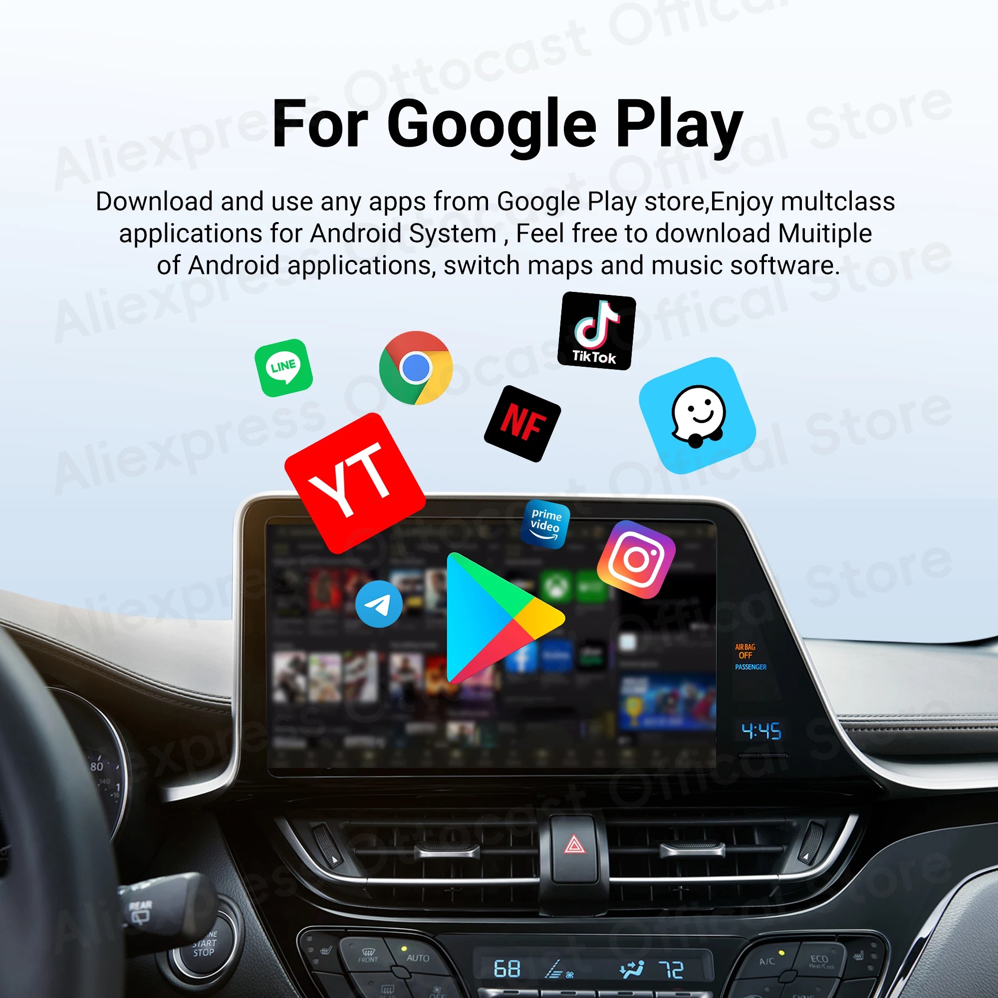OTTOCAST nuevo P3 Lite OttoAiB - Car Accessories Youtube reseña y precio