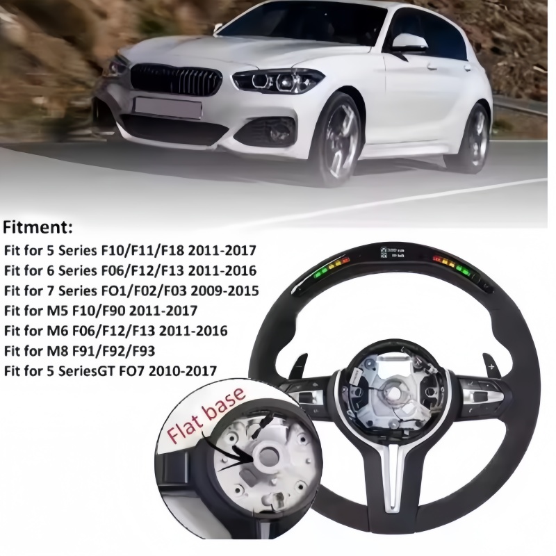 Volante de cuero para BMW F10  - Car Accessories For Steering Wheel reseña y precio