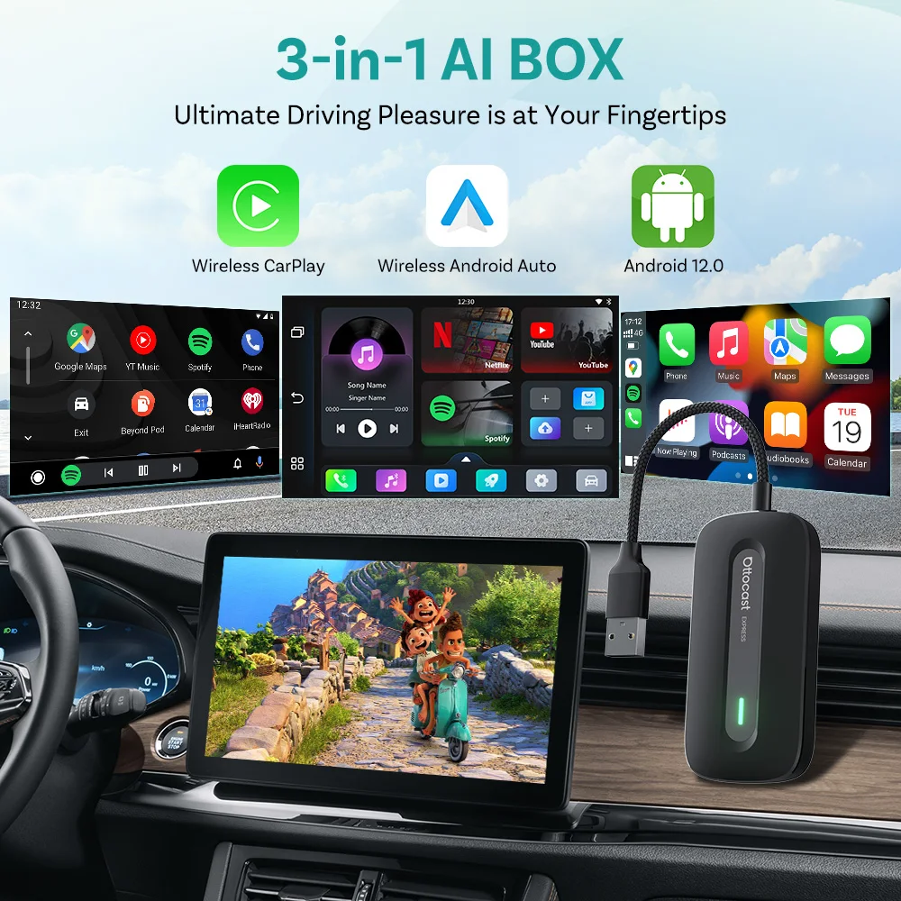 OTTOCAST Play2Video Express in - Car Accessories Youtube reseña y precio