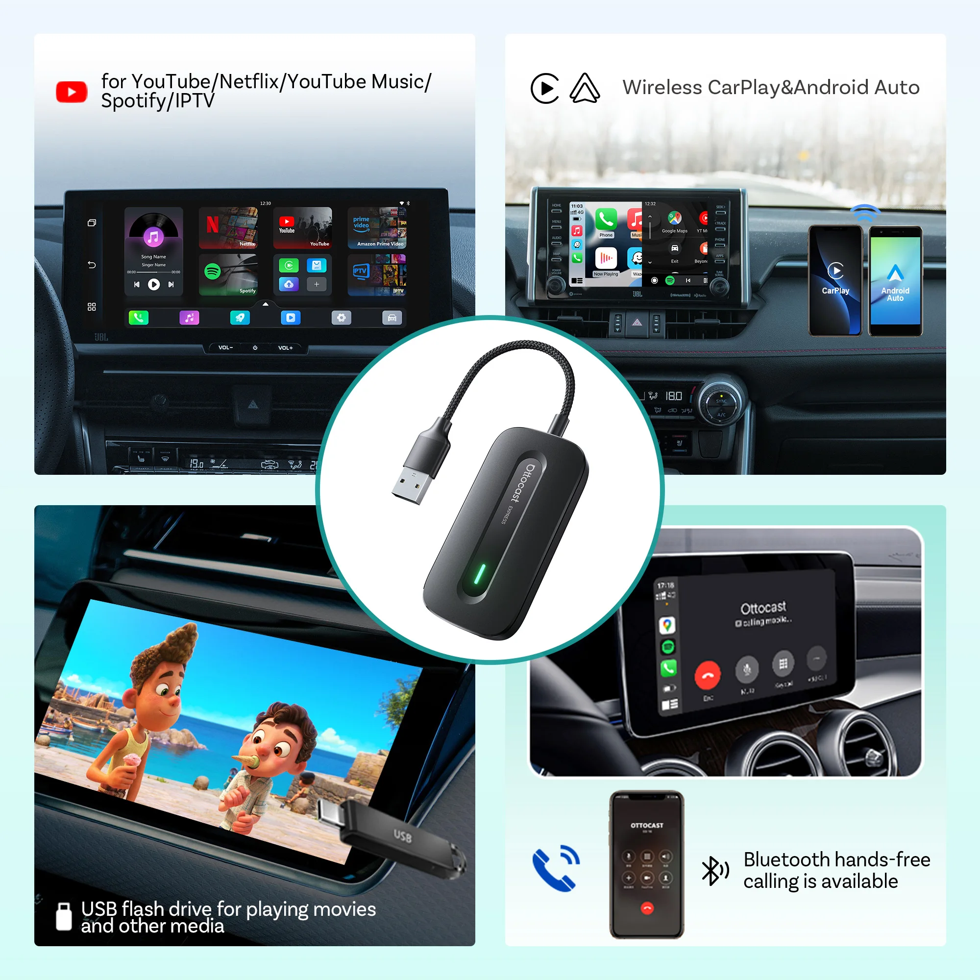 OTTOCAST Play2Video Express in - Car Accessories Youtube reseña y precio