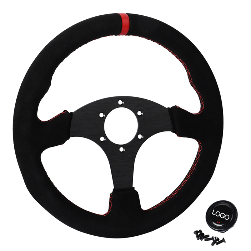Volante Deportivo de Gamuza co - Car Accessories For Steering Wheel reseña y precio