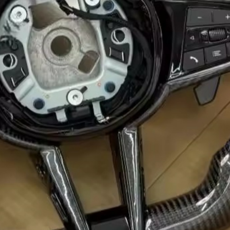 Volante de coche de fibra de c - Car Accessories For Steering Wheel reseña y precio