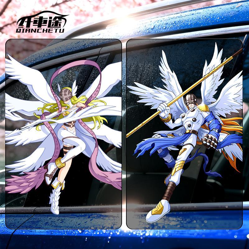 Pegatina para coche Digimon, b - Car Accessories Decoration reseña y precio