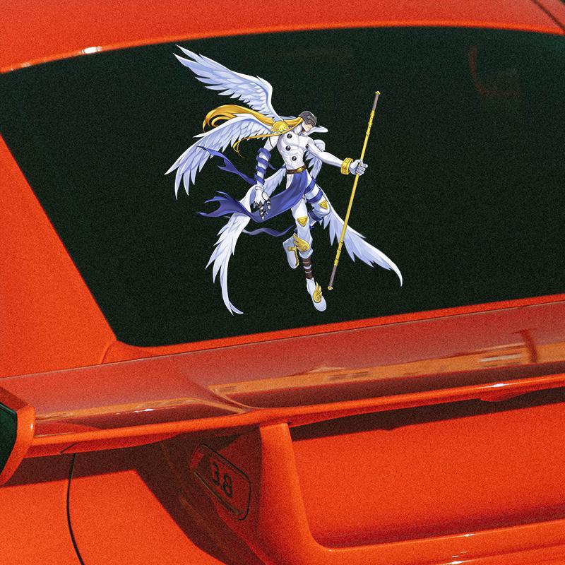 Pegatina para coche Digimon, b - Car Accessories Decoration reseña y precio