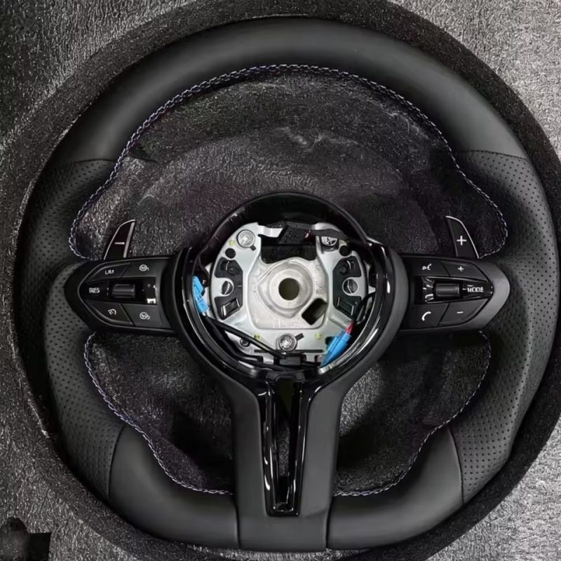 Volante de cuero para BMW M1 M - Car Accessories For Steering Wheel reseña y precio
