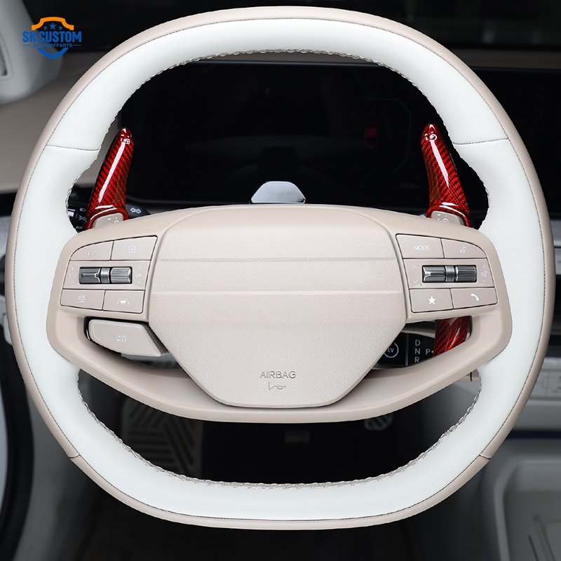 Palanca de Cambios de Fibra de - Car Accessories For Steering Wheel reseña y precio