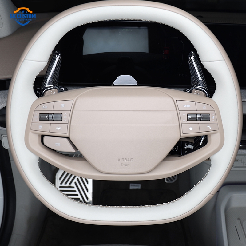 Palanca de Cambios de Fibra de - Car Accessories For Steering Wheel reseña y precio