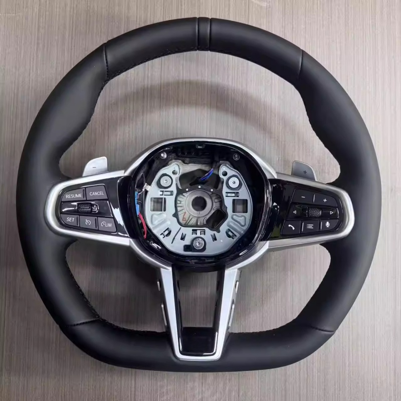 Volante de Cuero Mejorado para - Car Accessories For Steering Wheel reseña y precio