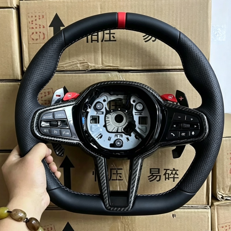 Volante de Cuero Mejorado para - Car Accessories For Steering Wheel reseña y precio
